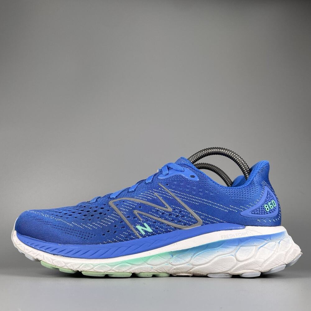 New Balance Fresh Foam 860 V13 Women 10 Blue White Running Sneaker Athletic Shoe